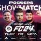 POGGERS showmatch eFotbalistů roku v OC Letňany