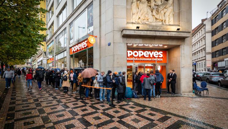 Popeyes začíná s expanzí v regionech, první na řadě jsou České Budějovice