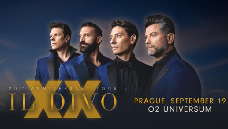 IL DIVO 20th Anniversary Tour v Praze 19. září v O2 Universum