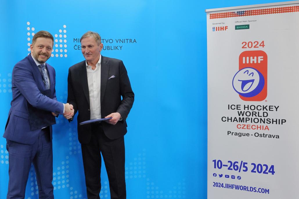 Mistrovství světa IIHF v ledním hokeji 2024 míří do ČR PragMoon
